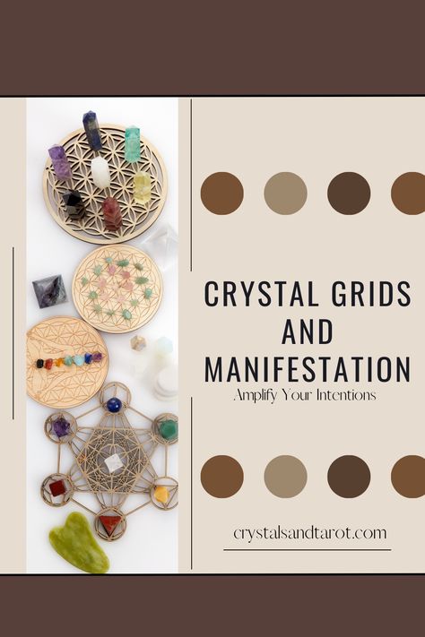 Grids Layout, Crystal Grids Layout, Crystal Rituals, How To Create A Crystal Grid, How To Use A Crystal Grid, New Moon Crystal Grid, Crystal Grid For Success, Prosperity Crystal Grid, Manifestation Crystal Grid