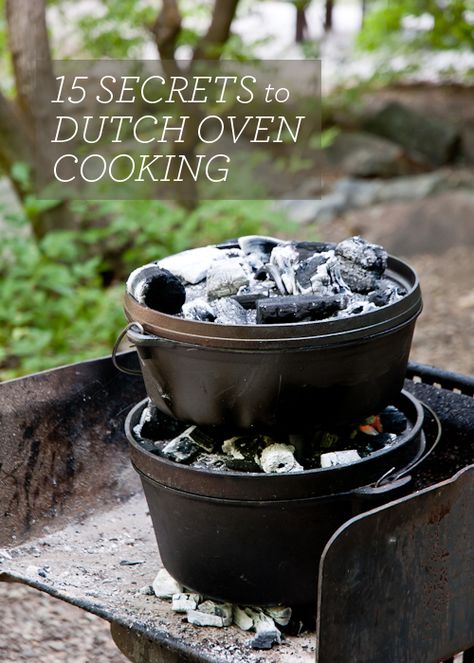 Dutch Oven Camping Recipes, Dutch Oven Camping, Camping Diy, Dutch Oven Cooking, Cast Iron Recipes, Dutch Oven Recipes, Campfire Food, Cast Iron Dutch Oven, Fire Cooking