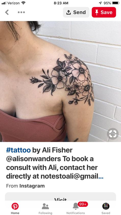 Poppy Tattoo Shoulder, Cap Sleeve Tattoos, Floral Shoulder Tattoo, Lace Skull Tattoo, Top Of Shoulder Tattoo, Tattoos Shoulder, Classy Tattoos For Women, Shoulder Cap Tattoo, Shoulder Tats