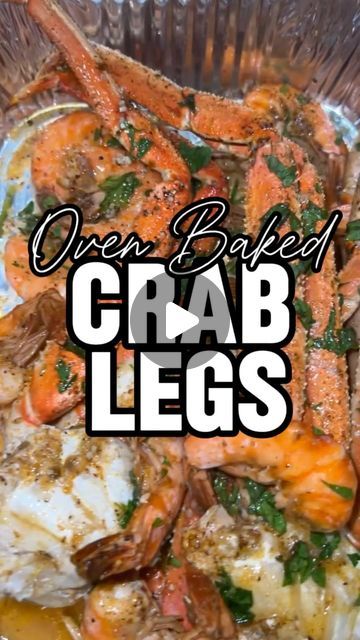 Britney on Instagram: "Oven Baked Crab Legs 🦀🤤  #CrabLegs #OvenBakedCrabLegs #TannerCrab #TannerCrabLegs #crab #Seafood #SeafoodSunday #SeafoodLover  #SouthernCooking #SundayDinner #ItsSoGoodYall #Homemade #MadeFromScratch #dinner #dinnerideas #cookwithme #foodporn #easydinner #recipes #momrecipes #blackgirlscook #cookingtiktok #easymeal #fyp #foryou  #webougielikethat #ItsSoGoodYall" Snow Crab Legs Recipe Boiled, Crab Leg Recipes Boiled, Crab Legs Recipe, Baked Crab, Snow Crab Legs, Seafood Bake, Deep South Dish, Budget Family Meals, Yummy Seafood