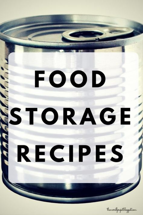 Food Storage, Food Storage Recipes, True Food, Canned Food, Great Food, Tried And True, Coffee Cans, My Family, Canning