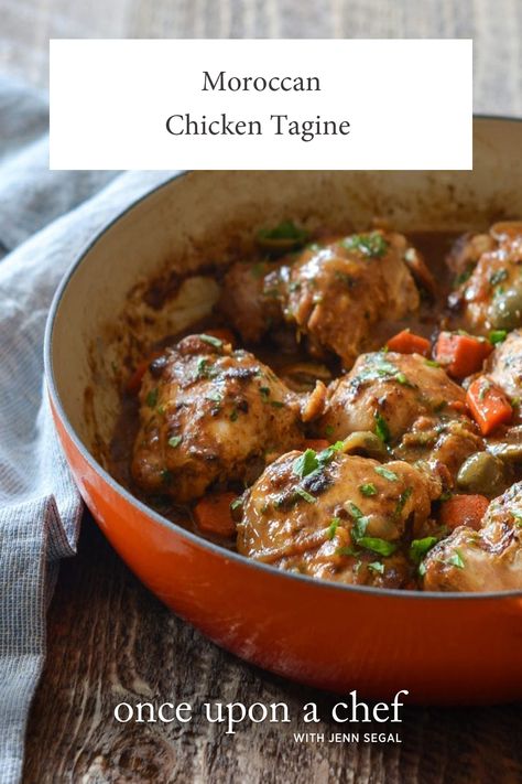 Moroccan Chicken Tagine Chicken Tagine Recipes Morocco, Tagine Chicken, Moroccan Chicken Stew, Best Chicken Dinner, Moroccan Chicken Tagine, Tagine Cooking, Moroccan Tagine, Dried Prunes, Chicken Dinner Recipe