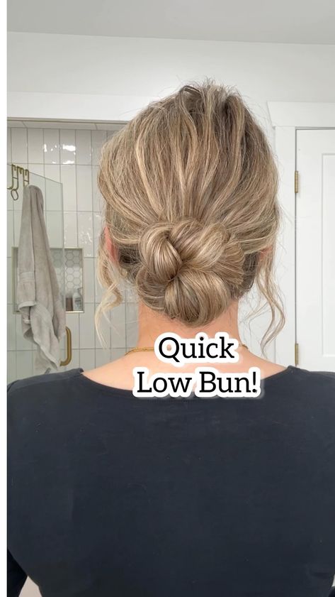 Mid Length Hair Updo Easy Diy, Casual Updo Medium Length Hair, Simple Casual Updos For Long Hair, Updos For Family Pictures, Easy Wedding Guest Updo Hair Tutorials, Up Dos For Straight Hair Simple, Easy To Do Updo Hairstyles, Easy Work Updos For Short Hair, Simple Easy Updos For Medium Hair