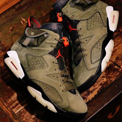 Jordan 6 Travis Scott, Baskets Jordans, Nike Air Jordan 6, Jordan 6 Retro, Jordan Shoes Retro, Shoes Sneakers Jordans, Baskets Nike, Cactus Jack, Jordan Sneakers