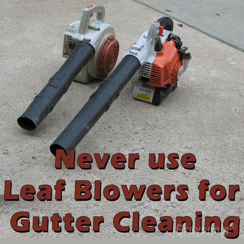 Never use Leaf Blowers for Gutter Cleaning - Grayson's Gutter Cleaning Melbourne Gutter Cleaning Hacks, Gutter Leaf Guard, Gutter Cleaning Tool, Diy Gutters, Roof Eaves, Gutter Cleaner, Roof Edge, Diy Leaves, Gutter Cleaning