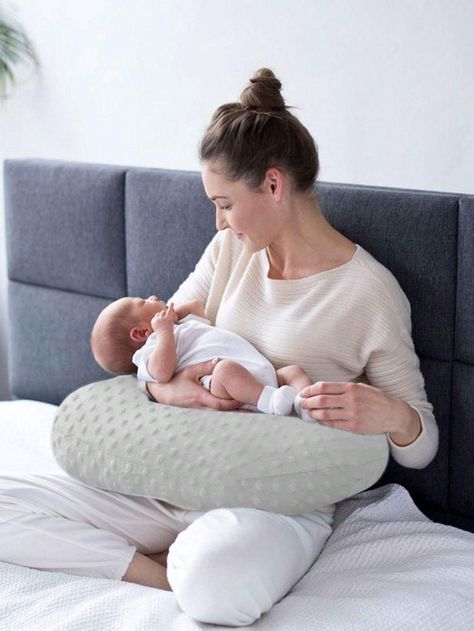 1pc Large Size Baby Nursing Pillow, Multifunctional Breastfeeding Pillow For Mothers, Anti Reflux, Soft, Breathable, Ideal For Feeding And Holding Babies | SHEIN EUR Baby Nursing Pillow, Baby Shower Registry, Breastfeeding Pillow, Nursing Pillows, Nursing Supplies, Baby Lounger, Baby Facts, Nursing Baby, Pregnancy Pillow