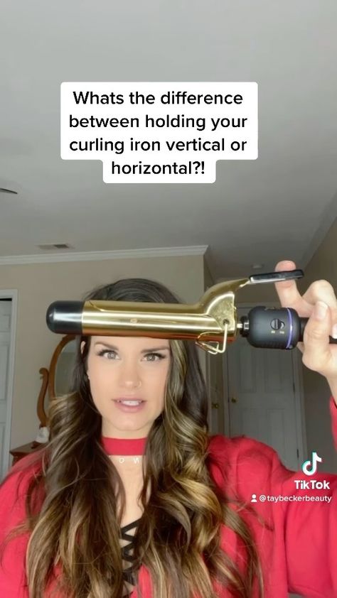 Types Of Curling Iron Curls, How To Curl Your Hair With A Conair Curling Iron, Different Curls With Wand, 1.5 Barrel Curls, Alternating Curls Vs Same Direction, Different Curl Types With Curling Iron, Different Types Of Hair Curls, Big Barrel Curling Iron Tutorial, Curled Hair Wedding Guest