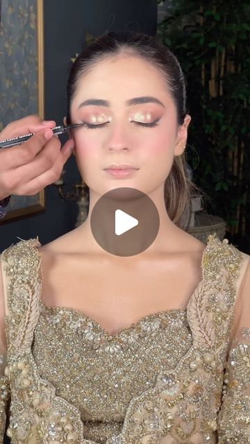 Wajeh Ullah on Instagram: "A Modern Reception Bridal look featuring defined eyes ,dewy skin and Glossy nude lips ✨ #nofilter @makeupbywajeh 

.

.

.

.

Makeup | weeding |Modern glam | weeding glam |walima look | makeup inspiration |makeup tutorial |makeup artist|" Glowy Bridal Makeup Indian, Defined Eyes Makeup, Nikkah Makeup Looks Simple, Walima Makeup Looks, Glossy Bridal Makeup, Makeup For Wedding Guest Classy, Subtle Makeup Looks Indian, Makeup Nude Look, Nude Eye Makeup Tutorial