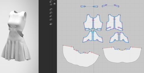 clo3d,3d pattern,marvelous designer Clo 3d Pattern, Clothes Template, Digital Fashion Design, Clo 3d, Pajama Fashion, Digital Fashion, Marvelous Designer, 3d Pattern, Fashion Drawing