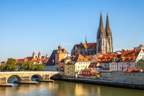 10 Best Day Trips from Munich | Road Affair Munich, Day Trip, Regensburg, Southern Germany, Famous Castles, Cities In Germany, Medieval Town, Unesco World Heritage, Cool Places To Visit