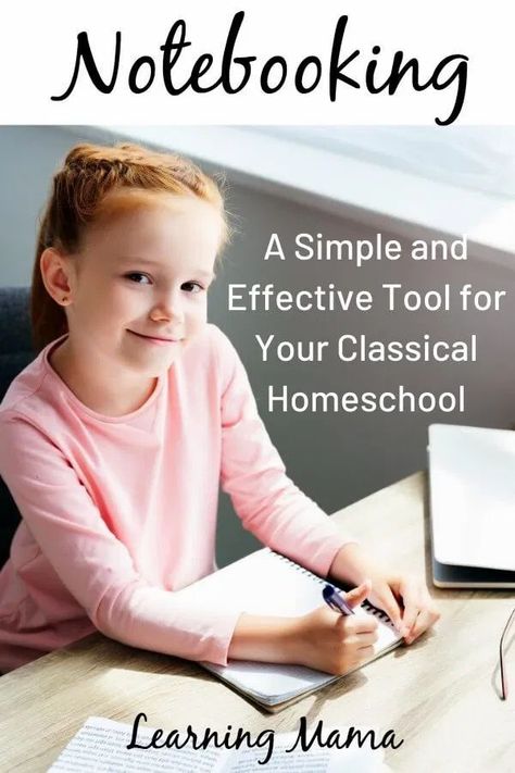 Notebooking is a simple and effective tool for classical homeschoolers. Use notebooking for all ages and across subject matter!#homeschool #homeschooltips #notebooking Homeschool Notebooking, Classical Homeschool, Christian Homeschool Curriculum, Homeschool Middle School, Science Questions, Homeschool Writing, Homeschool Elementary, How To Start Homeschooling, Classical Education