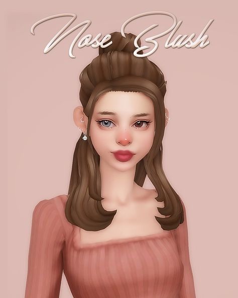 Sims 4 Cc Genetics Patreon, Sims 4 Cc Blush Patreon, Sims 4 Nose Presets Cc, Sims 4 Nose Blush, The Sims 4 Cc Nose Preset, Sims 4 Nose Presets, Sims Avatar, Nose Blush, Sims Makeup