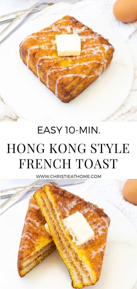 French Toast Stuffed, French Toast Breakfast, Hong Kong Style, Asian Desserts, French Toast Recipe, Toast Recipes, Breakfast Brunch Recipes, Condensed Milk, Cafe Food