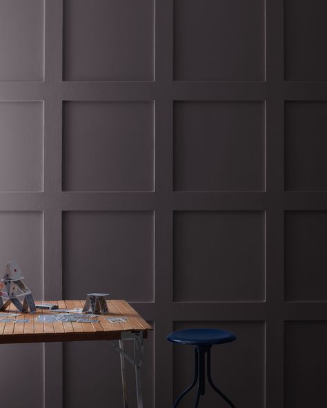 Plum Martini CSP-540 | Benjamin Moore Dark Plum Wall Color, Dark Purple Office Walls, Dark Plum Paint Color, Plum Accent Wall, Eggplant Paint Color, Purple Wall Color, Dark Purple Paint, Dark Purple Wall, Plum Paint Colors