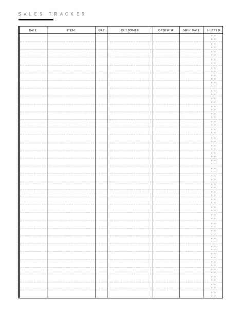 This printable simple sales tracker template is a great tool for any small business or side hustle. Use this simple sales tracker printable to help you organize your sales and check progress. Sales Tracking Template, Organisation, Online Sales Tracker Printable Free, Small Business Sales Tracker, Sales Tracker Printable Free, Business Sales Tracker, Inventory Management Templates, Business Planner Printables, Small Business Printables