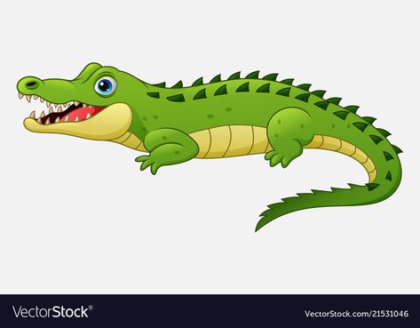 Aligator Pics Cartoon, Crocodile Cartoon Cute, Crocodile Clipart, Alligator Image, Cartoon Crocodile, Crocodile Illustration, Elephant Template, Crocodile Cartoon, Inkscape Tutorials