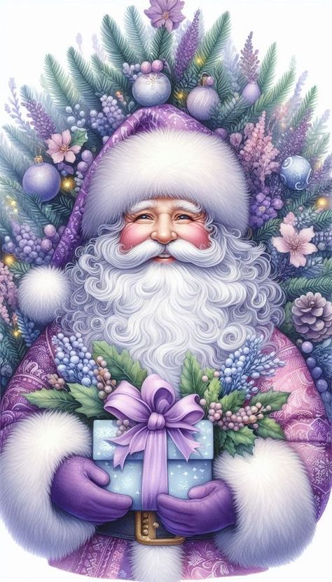 Santa Claus Pictures Image, Santa Portraits, Blue Santa Claus, Santa Claus Wallpaper, Santa Images, Christmas Poetry, Christmas Profile Pictures, Christmas Clipart Free, Christmas Images Free