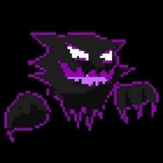 Haunter Pokemon, Ghost Type Pokemon, Gengar Pokemon, Pixel Art Pokemon, Ghost Pokemon, Ghost Type, Pokemon Gif, Pix Art, Leyte