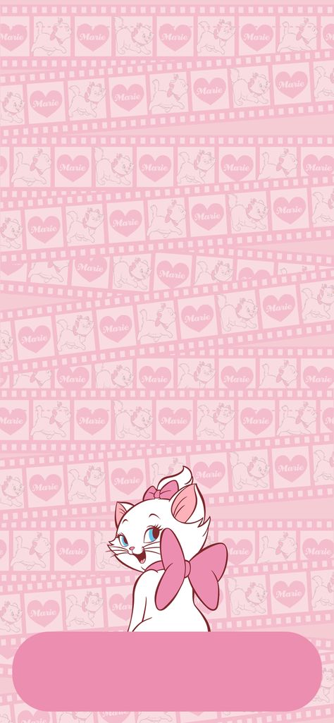 Marie Cat Aesthetic Wallpaper, Barbie Christmas Wallpaper, Marie Cat Aesthetic, Marie Cat Wallpapers, Marie Wallpaper, Hot Pink Wallpaper, Marie Cat, Betty Boop Art, Iphone Wallpaper Kawaii