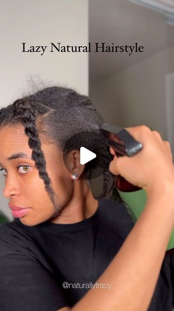 Natural Hair Diy Styles, Natural Hairstyles For Black Women Wet Hair, Natural Diy Hairstyles For Black Women, Quick Hairstyles For Black Women Natural Hair Protective Styles Updo, Quick Two Braid Styles Black Hair, Bandana Natural Hairstyles, Natural Hairstyles For Hair Growth, Quick Hairstyles With Natural Hair, Styles To Do On Blown Out Hair