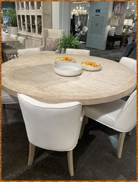 Medium Round Dining Table, Natural Round Dining Table, Round Natural Dining Table, White Wood Round Dining Table, Round Dinning Room Table And Chairs, White Wash Round Dining Table, Round Natural Wood Dining Table, White Washed Round Dining Table, Round White Oak Dining Table