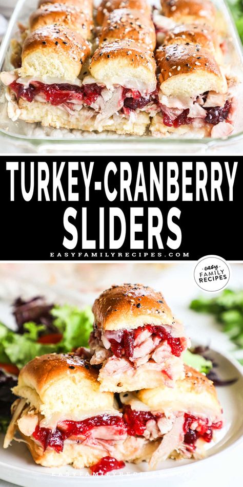 You’ll love Thanksgiving leftovers in these turkey sliders! This is my family’s FAVE leftover turkey sandwich recipe. Each turkey cranberry slider is the perfect combination of tart cranberry sauce, leftover turkey, cheese, and honey butter glazed Hawaiian rolls. They’re an easy dinner sandwich that’s kid-friendly, but they’re also great as a shareable party slider recipe, they’ll impress every guest! You’ll never need to look for a different thanksgiving turkey leftover sandwich recipe again! Leftover Turkey Sandwich Recipes, Turkey Sandwich Recipes, Baked Sliders, Turkey Cranberry Sliders, Leftover Turkey Sandwich, Cranberry Sliders, Cranberries Recipes, Sliders Recipes Turkey, Sliders Easy