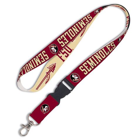 Florida State Seminoles WinCraft Wordmark Lanyard with Detachable Buckle Florida State University, Florida State Seminoles, Florida State, Accessories Store, Beauty Gift, Jewelry Rings Engagement, State University, Ncaa, Lanyard