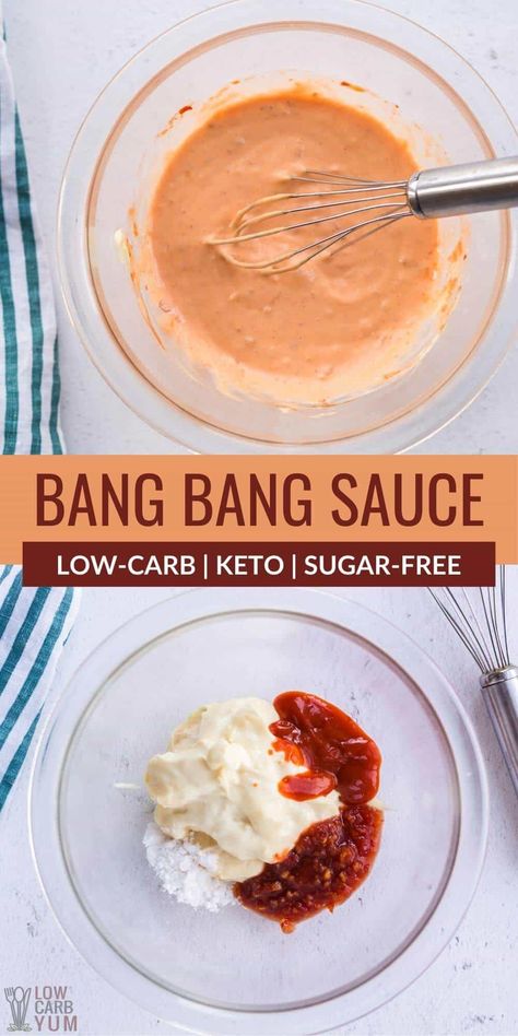 Bang Bang Sauce Recipe, Keto Sauce, Bang Bang Sauce, Bonefish Grill, Keto Sauces, Yum Yum Sauce, Keto Menu, Keto Diet Benefits, Low Carb Sauces