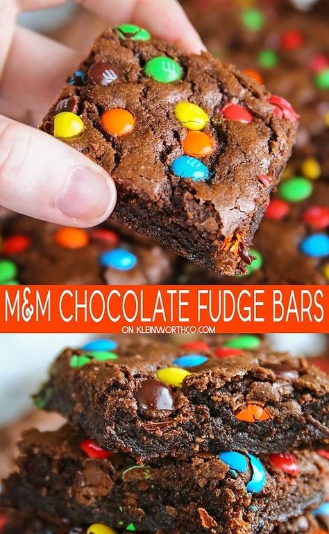 M M And M Brownies Recipe, M And M Brownies, M M Brownies Recipe, Brownie Cookie Bars, Brownies Homemade, Chocolate Fudge Bars, Brownie Mix Cookies, Bars Chocolate, Fudge Recipes Chocolate