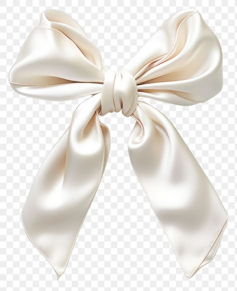 Ribbon Png White, White Ribbon Png, White Bow Aesthetic, White Bow Png, Pngs For Edits, Png Accessories, Png No Background, White Backround, Bows Png