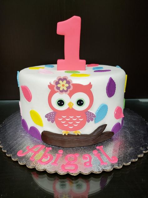 Owl First Birthday, Owl Cake Birthday, First Birthday Smash Cake, 2nd Birthday Photos, Birthday Smash Cake, Owl Birthday, Owl Party, 1 Birthday, Birthday Food