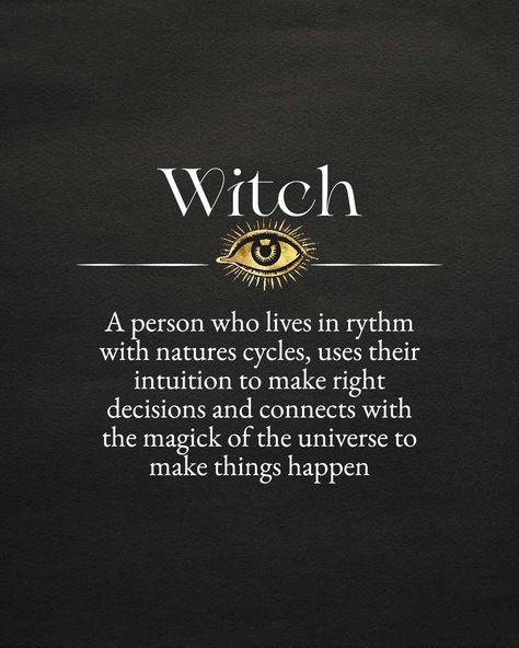 Witches of Insta on Instagram: “What does the word 'Witch' mean to you? ⬇️” Witches Quotes Wisdom, Witch Woman Quotes, Witch Definition Aesthetic, Words Are Spells Quotes, I Am A Witch Quotes, Spiritual Witch Quotes, Witch Word Tattoo, Powerful Witch Quotes, Quotes About Witches