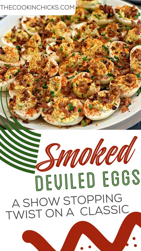 Smoked Deviled Eggs Recipe, Smoked Eggs, Smoked Deviled Eggs, Devilled Eggs Recipe Best, Traeger Recipes, Pellet Grill Recipes, Smoked Cooking, Deviled Eggs Recipe, Eggs Recipe