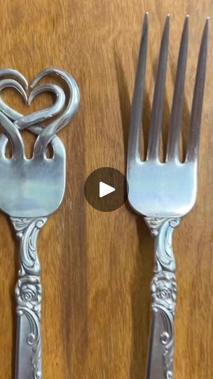 5.1K views · 214 reactions | Transforming a fork into wearable art! ✨ Watch the process of creating a one-of-a-kind fork bracelet using timeless craftsmanship. Although the fork in this video isn’t for sale, you can still grab the stunning ‘Candlelight’ bracelet from 1934 on my Etsy shop—handmade with love and full of vintage charm. Perfect for those who appreciate unique, handcrafted jewelry. Click here to shop: [lovealwaysspoonrings.etsy.com/listing/1703663170](https://lovealwaysspoonrings.etsy.com/listing/1703663170) #SterlingSilver #VintageJewelry #HandmadeJewelry #JewelryArtThis caption fits Facebook perfectly! | Love Always - Spoon Rings Fork Ring, Silverware Crafts, Fork Bracelet, Spoon Bracelet, Unique Handcrafted Jewelry, Art Watch, Spoon Jewelry, Spoon Rings, Love Always