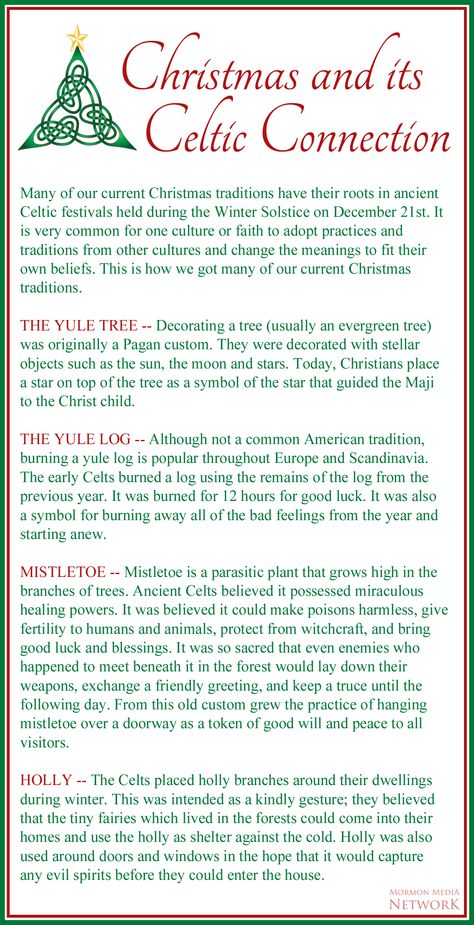 Celtic Christmas Tree, Yule Traditions, Celtic Christmas, Christmas History, Irish Christmas, Christmas Teaching, Christmas Stories, Christmas Poems, Irish Traditions