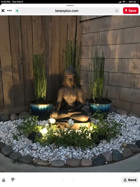 Zen Garden Ideas, Small Japanese Garden, Japanese Garden Landscape, Buddha Garden, Zen Garden Design, Meditation Garden, Japanese Garden Design, Front Yard Garden Design, Zen Gardens