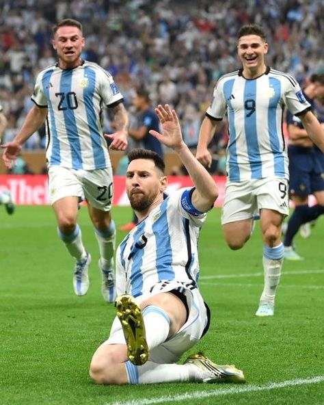 FIFA World Cup on Instagram: "GREATEST. FINAL. EVER. 💥 #FIFAWorldCup #Qatar2022" Argentina Fc, Argentina Football Team, Messi Goals, Penalty Kick, Soccer Photography, Argentina Football, Fifa Football, World Cup Champions, 2022 Fifa World Cup