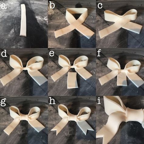 Fondant Bow Tutorial, Birthday Present Cake, Fondant Bows, Kue Fondant, Bow Cake, Present Cake, Fondant Bow, Make Bows, Bow Cakes