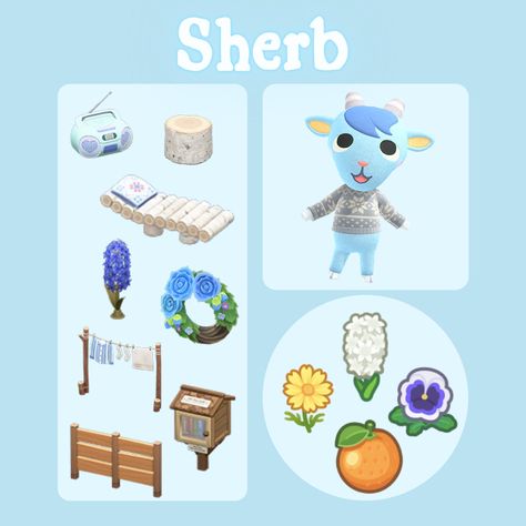 Acnh Sherb Yard, Outset Island, Animal Crossing Yard, Urban Island, Animal Crossing Guide, Animal Crossing Characters, Animal Crossing Villagers, New Animal Crossing, Animal Crossing Game