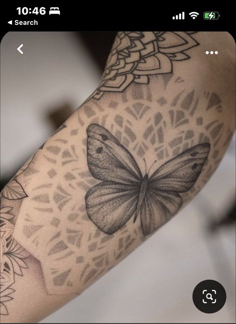 Tattoo Sleeve Filler, Tattoo Filler, Tattoo Background, Muster Tattoos, Elbow Tattoos, Forearm Tattoo Women, Geniale Tattoos, Leg Tattoos Women, Mandala Tattoo Design