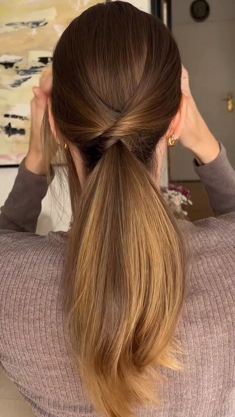 Long Ponytail Hairstyles, Hair Style Vedio, Long Hair Ponytail, Cute Quick Hairstyles, Easy Hairstyles For Thick Hair, Ponytail Hairstyles Easy, Easy Hairstyles For Medium Hair, Easy Hair Updos, Hair Tutorials Easy