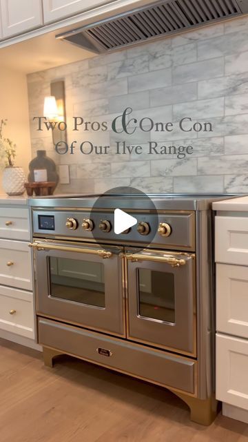 Jenni Ross on Instagram: "We love our Ilve range and, after having it for a year, here are the top pros along with one con

Pros: 

1) the quality is impeccable. It is not only gorgeous, but it bakes and cooks like a breeze. It heats up quick, cooks evenly, and the induction too boils water faster than our gas stoves ever did. 

2) the range has held up! I would expect no less after a year, but it is good to know that Ilve products do no chip or scratch with use- and we use our’s at least once a day. It is still as beautiful as the day it was installed.

Ready for the con?

We have needed some work on the smaller oven and the warranty company is still looking for someone in our area to service it months later. Being a newer brand in the US and an international brand at that, the service is Kitchen With Ge Cafe Appliances, Ilve Range In Kitchen, Ilve Range Kitchen, Gas Stoves In Kitchens, Stove In Kitchen, Ge Cafe Appliances, Range Kitchen, Ilve Range, Round House Plans