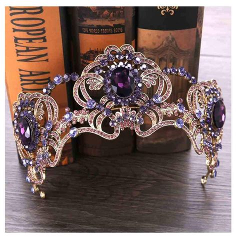 Halo Cosplay, Crystal Crown Tiaras, Bridal Crown Tiara, Crystal Wedding Tiaras, Tiara Headpieces, Crystal Bridal Tiaras, Gold Tiara, Estilo Real, Headpiece Hairstyles