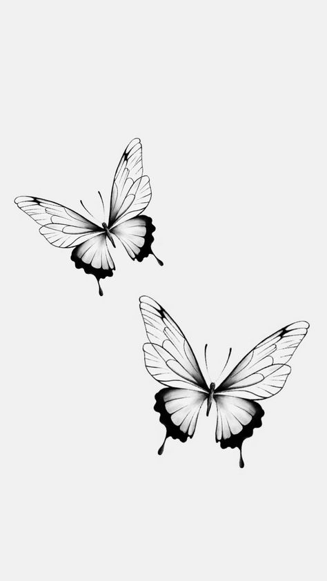 Butterfly Side Tattoo, Printables Design, Tattoos Flowers, Flower Tattoo Stencils, Borboleta Tattoo, Tattooed People, Chic Tattoo, Tattoo People, Tattoo Templates