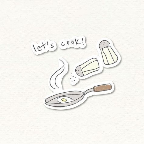 Cooking Highlight Instagram, Baking Stickers Instagram, Cooking Icon Instagram Highlight, Cooking Aesthetic Stickers, Higlight Ig, Bread Stickers Aesthetic, Stickers Cooking, Cooking Drawing, Cooking Stickers