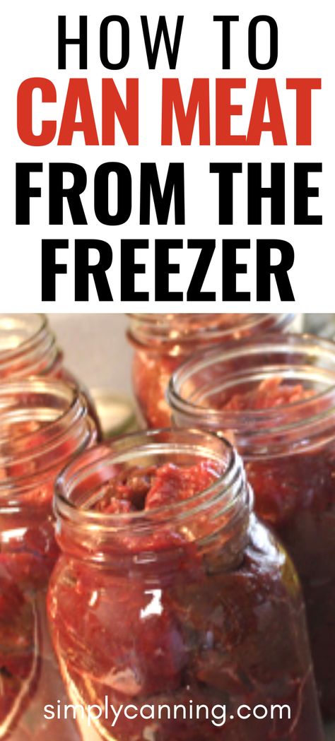 Pressure Canning Meat, Canning Pressure Cooker, Canning Meat, Canned Meats, Easy Canning, Pressure Canning Recipes, Canning Kitchen, Canning 101, Home Canning Recipes