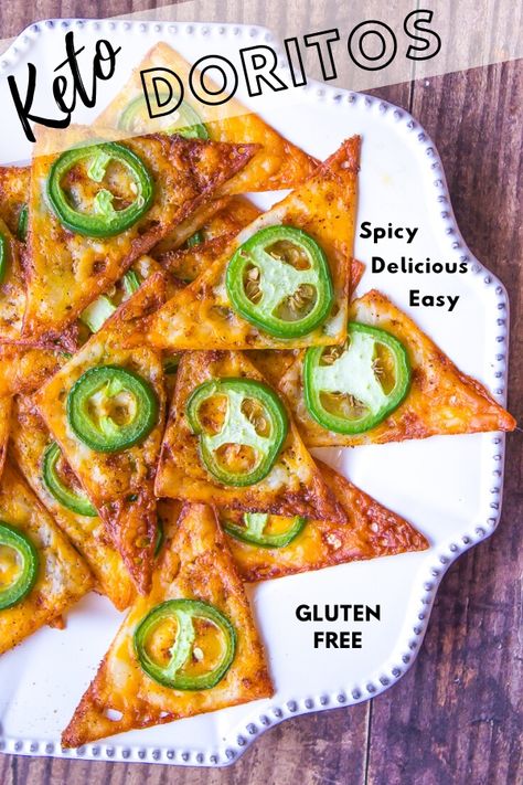 Keto Doritos, Healthy Recipes Keto, Dorito Chip, Taco Seasoning Packet, Cheesecake Cups, Cheese Chips, Cheese Crisps, Keto Cheese, Recipes Keto