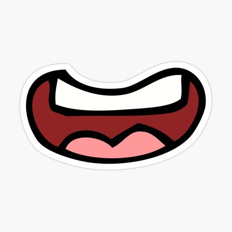 Teeth Sticker, Cartoon Teeth, Cartoon Mouth, Cute Teeth, Cartoon Mouths, Sticker Cartoon, Smile Cute, Smile Teeth, Coloring Stickers