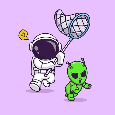 Girl With Money Cartoon, Mars Project, Rocket Cartoon, Forest Cartoon, Illustration Science, Moon Cartoon, Science Icons, Cute Astronaut, Balloon Cartoon