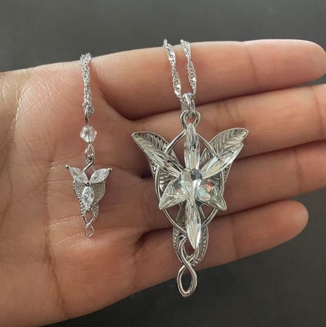 Pure 925 Sterling Silver Arwen Necklace Pendant for Women & - Etsy UK Lotr Necklace, Arwen Necklace, Evenstar Necklace, Arwen Evenstar, Twilight Stars, Silver Flower Necklace, Large Necklace, Fairy Princess, Jewelry Techniques